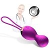 Vibrating Silicone Kegel Balls USB 7 Function- wibrujące kulki gejszy (fioletowe) Vibrating Silicone Kegel Balls USB 7 Function- wibrujące kulki gejszy (fioletowe)
